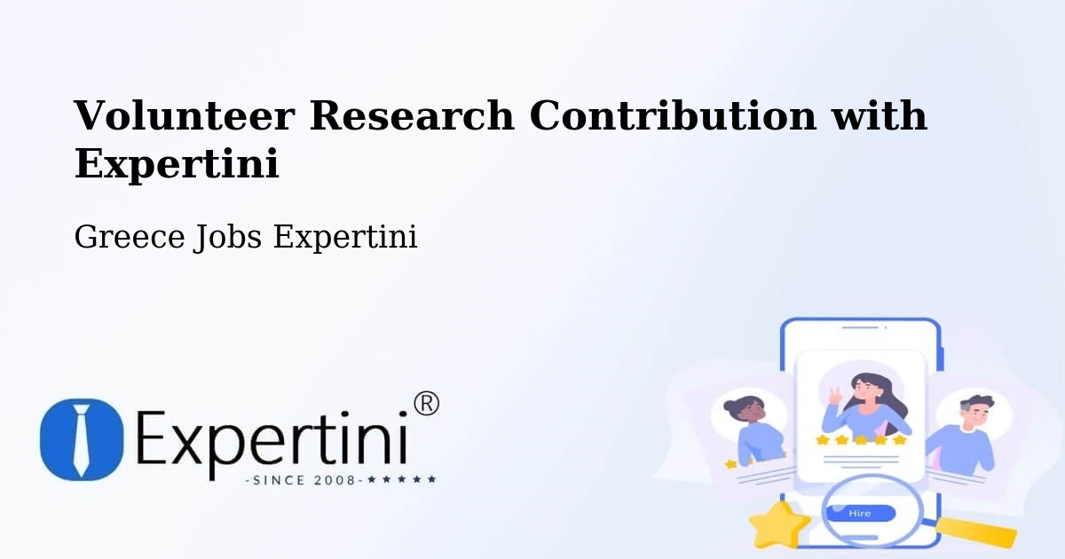 Volunteer Research Contribution Program – Páros - Greece Jobs Expertini